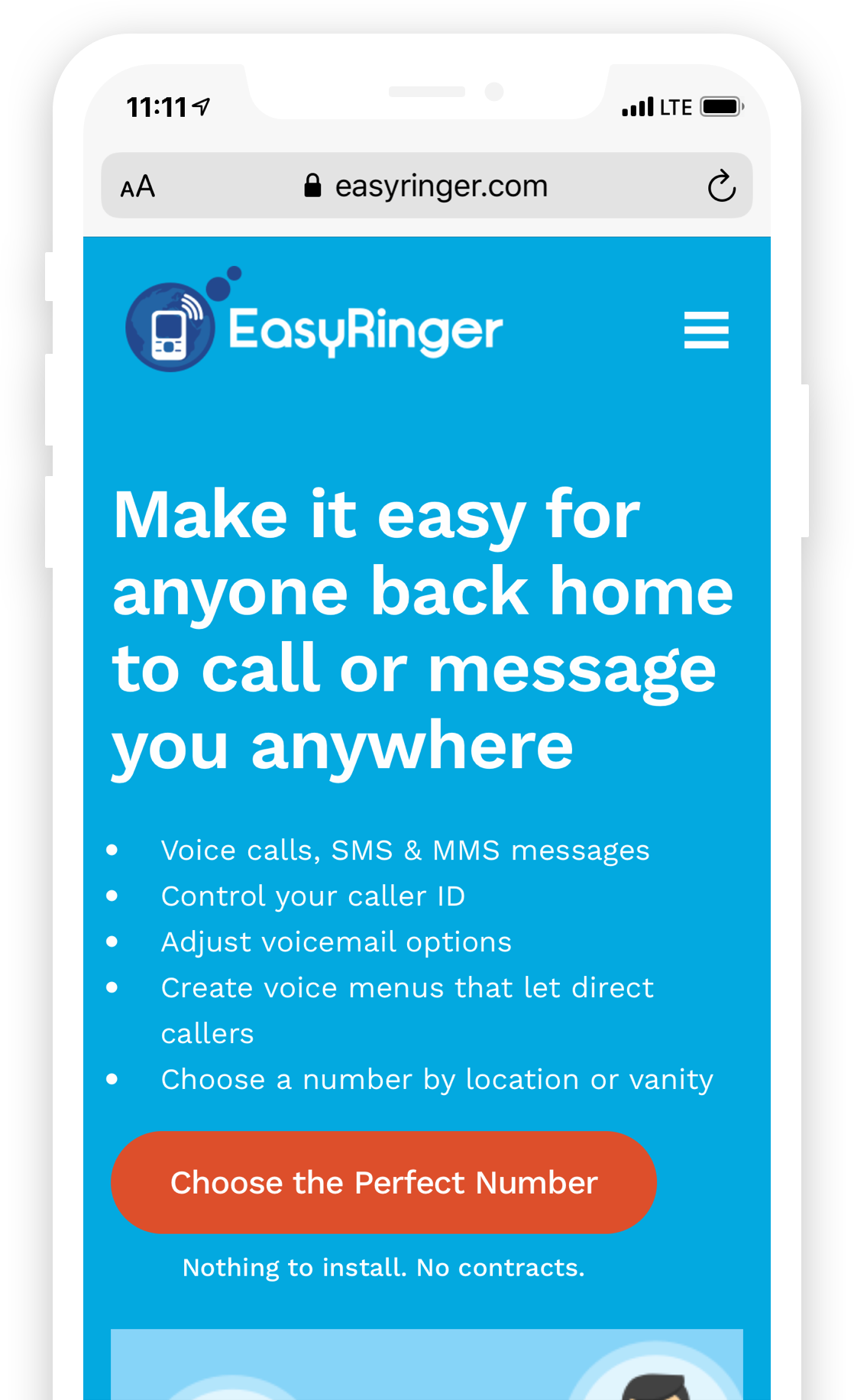 Easyringer Mobile Website